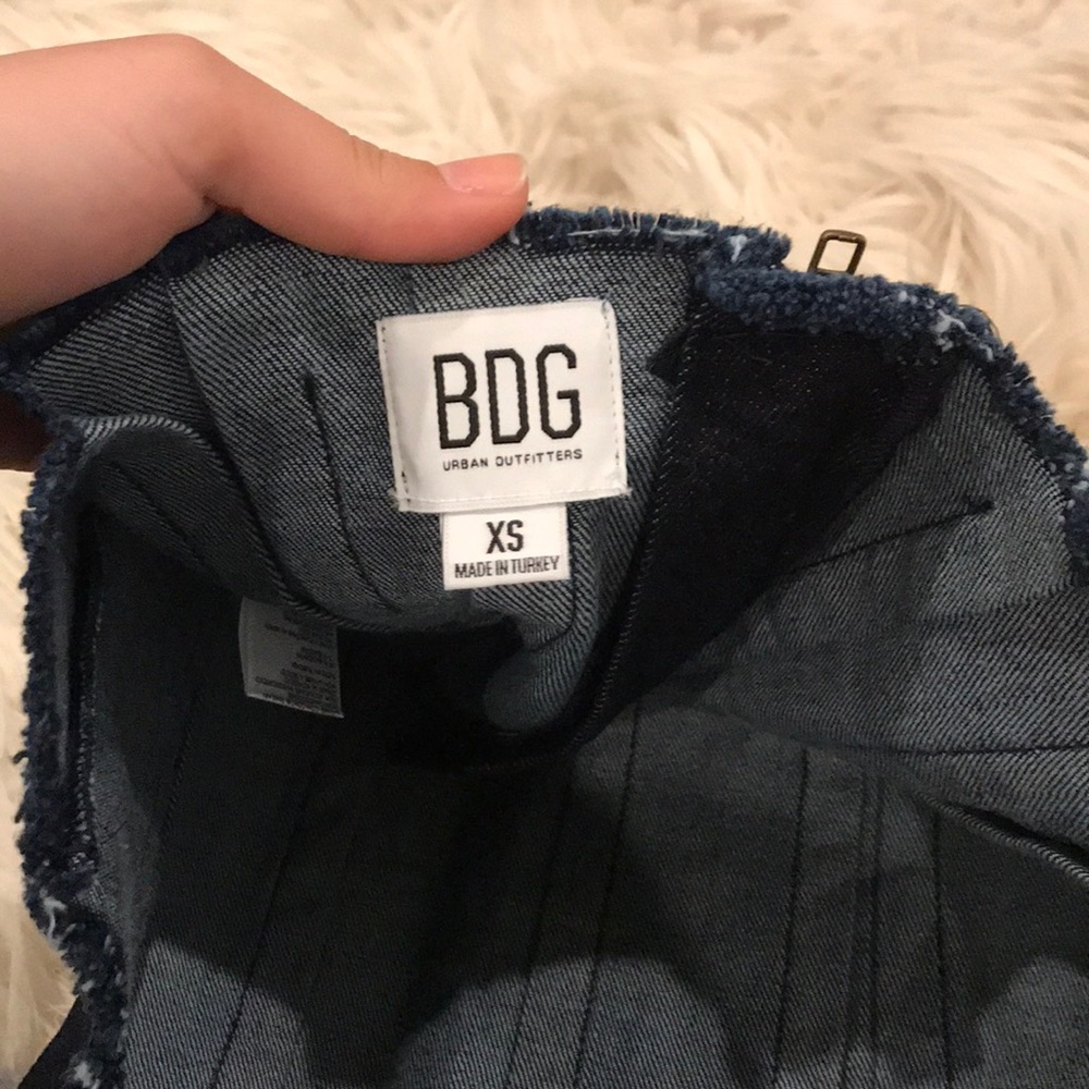 DENIM TUBE TOP - Picture 3 of 3